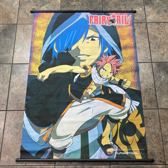 Fairy Tail Japanese Manga Series Anime Shonen Magazine Wall Scroll 43x33”